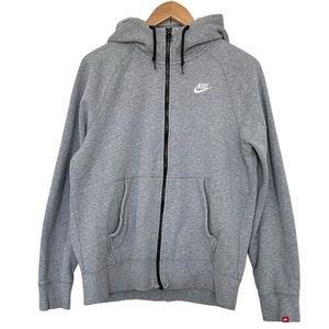 Nike Grey Zip Up Hoodie
